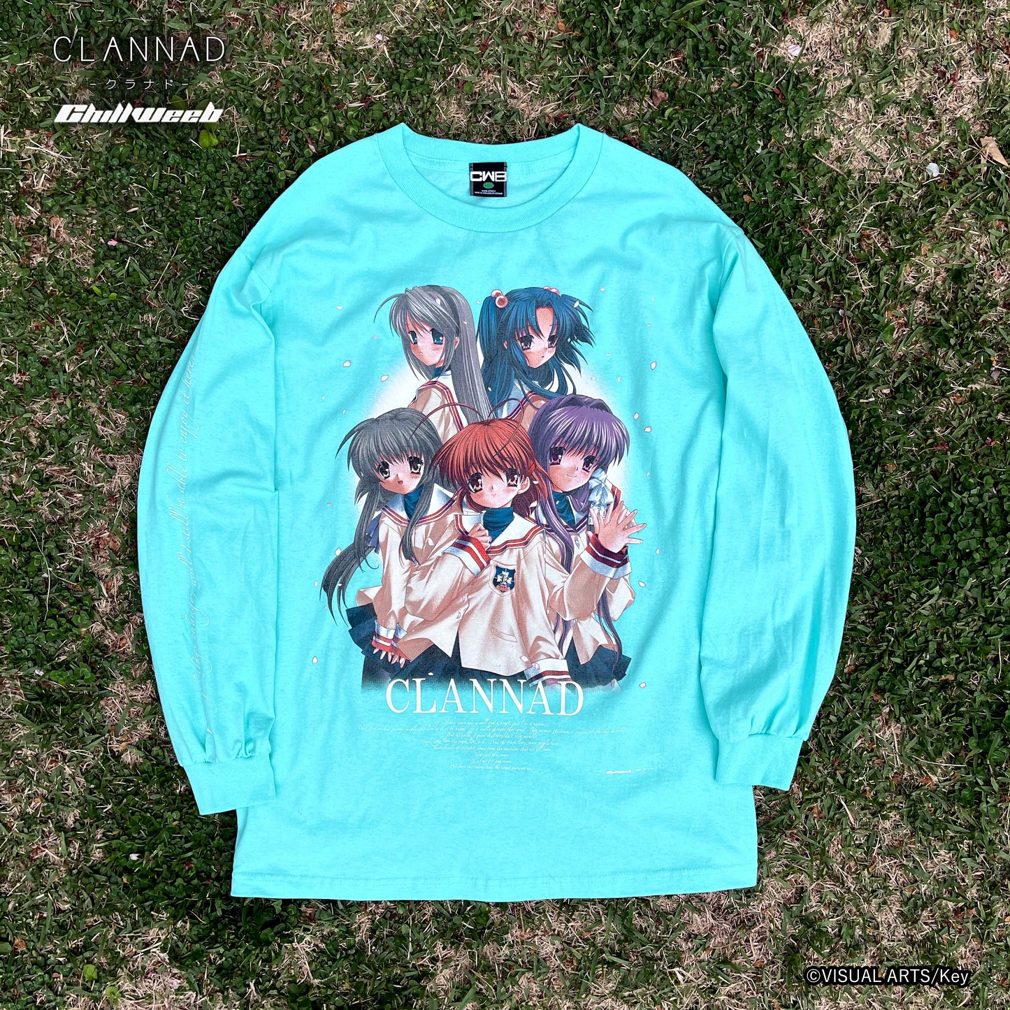 CLANNAD × Chillweeb / ”Heroines” long sleeve tee