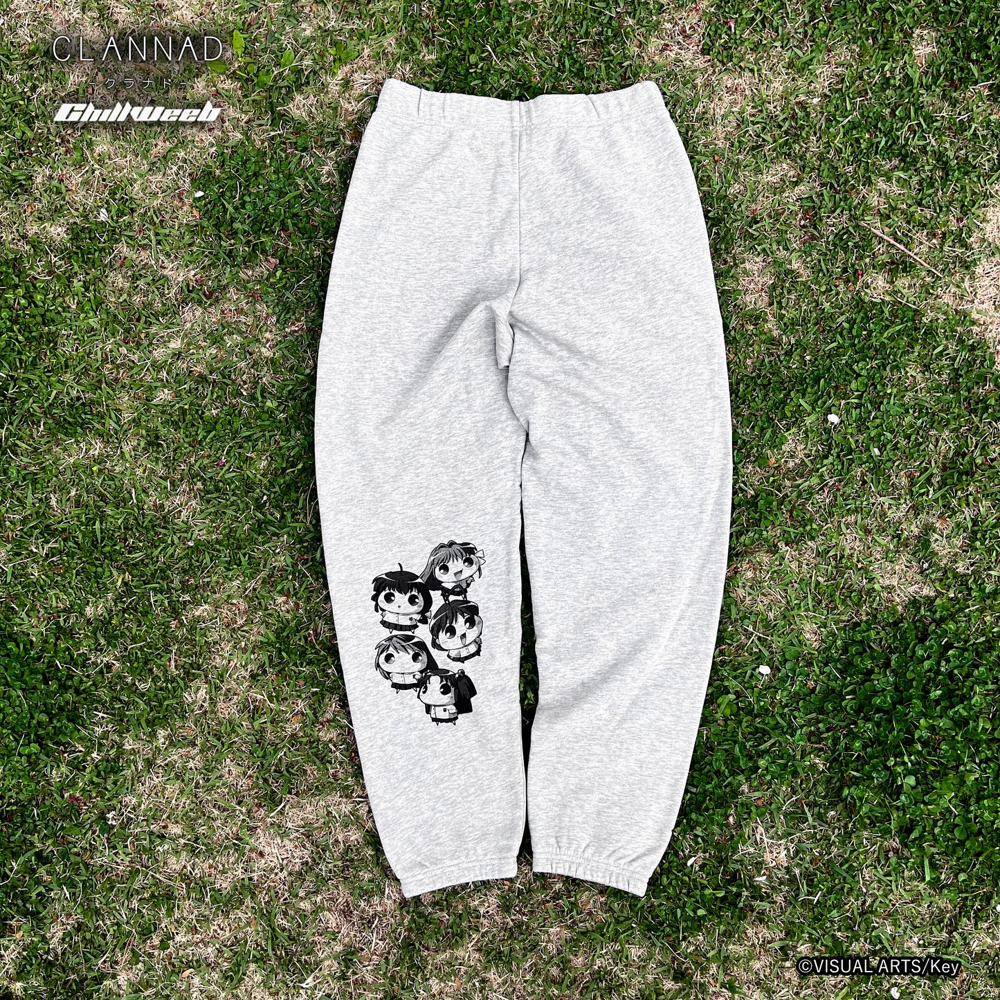CLANNAD × Chillweeb / ”Friends” multi sweat pants