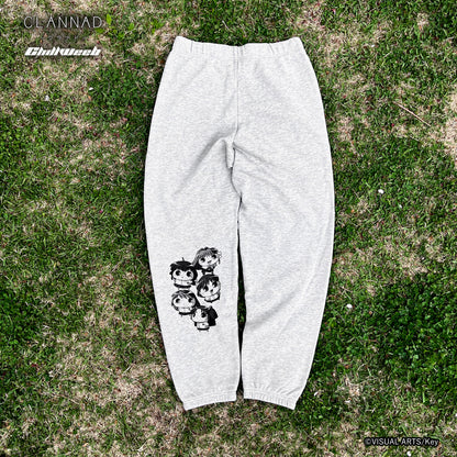 CLANNAD × Chillweeb / ”Friends” multi sweat pants