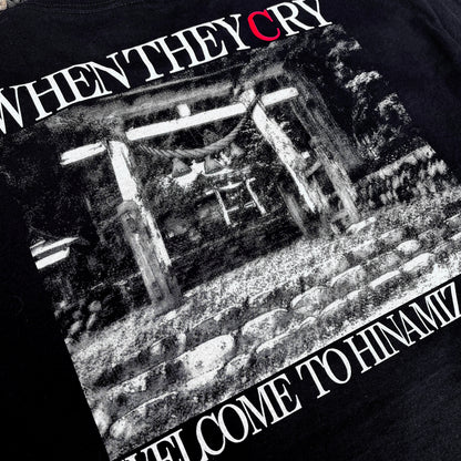 Higurashi When They Cry × Chillweeb / ”Welcome to Hinamizawa” tee