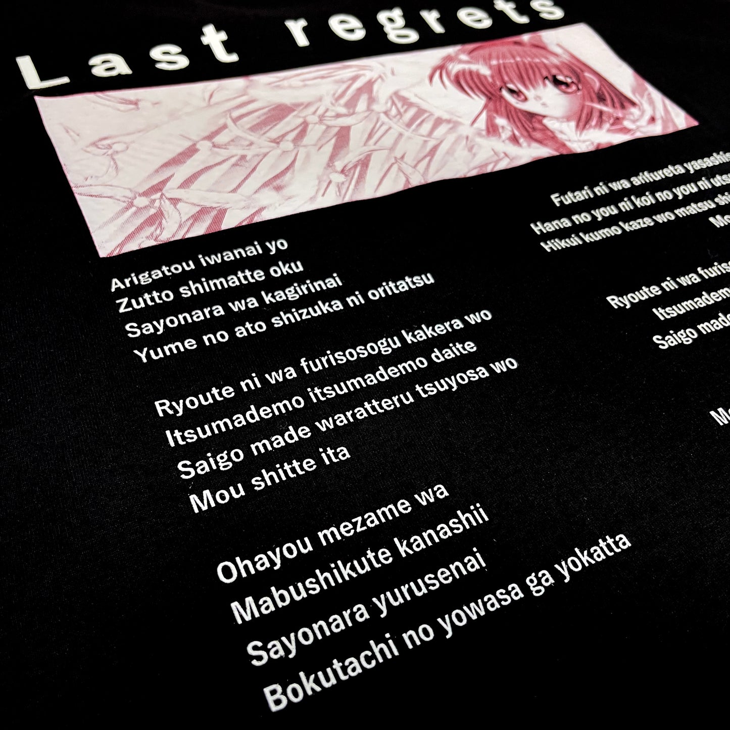 【C108】Kanon × Chillweeb / ”Last regrets” tee