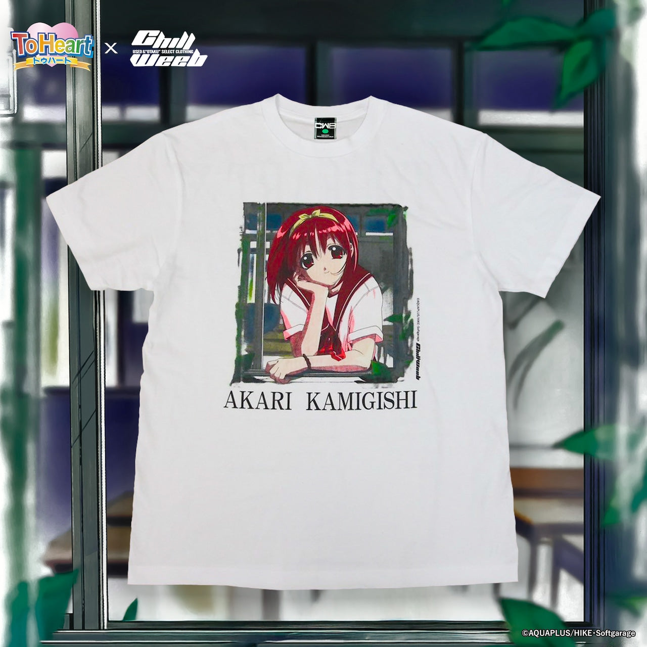 【C108】ToHeart × Chillweeb "AKARI" tee